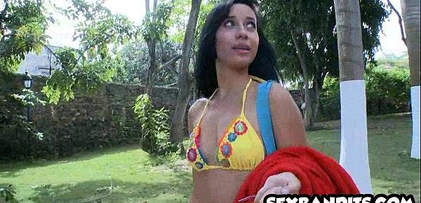  The most gorgeous latina teen drowns in dick 17